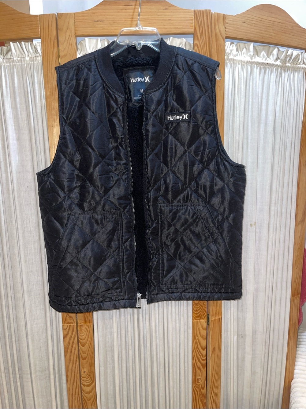 Hurley Black Quilted Men's Vest